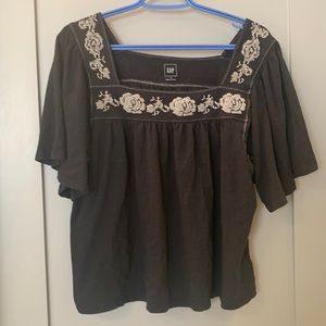 Navy Gap Top Size Medium EUC